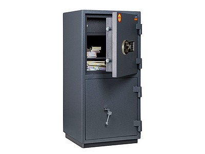Металлический сейф для офиса VALBERG Кварцит 90Т/2 EL