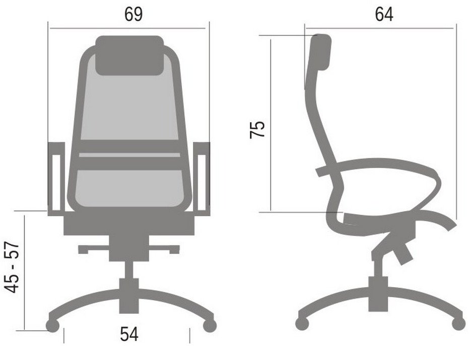 Руководительское кресло Samurai S-1.04 - вид 3